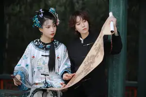 YiTuYu Vol.8634 A Ming: Captivating Ancient Beauty & Intimate Gaze-6