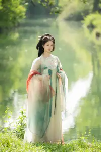 Xi Gua's Graceful Hanfu Elegance | YiTuYu Vol.8558 Collection-2