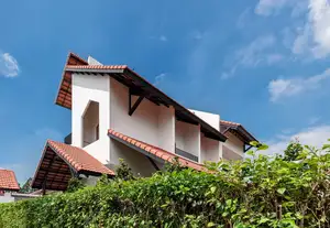 Explore Modern Tiled Roof House: Traditional charm meets green living, ideal architecture for a peaceful retirement.-13