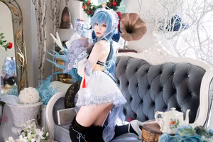 Coser ajiki Transforms into Ganyu Genshin Impact: Exquisite Beauty & Allure-11