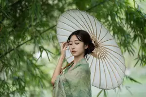 Xiao He's Ethereal Beauty by the Water: A Poetic Glimpse into YiTuYu Vol.8571's Traditional Charm-12