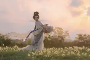 Ethereal Bao Xian - YiTuYu Art Language Vol.8563: Ancient Grace in a Floral Dreamscape-10