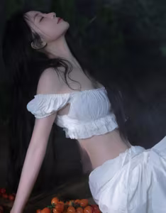 Jun Vu's New Photoshoot Goes Viral: Alluring Dewy Beauty with Cherry Tomatoes-6