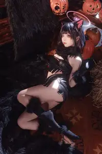 Coser Shi Liang Yu: Enchanting Kazuha Halloween Transformation (34P)-13