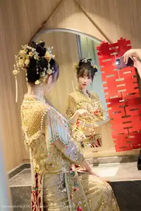 XiuRen No.10567: Yue Er Yue Er's Enchanting Traditional Bridal Photoshoot-8