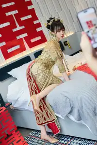 XiuRen No.10567: Yue Er Yue Er's Enchanting Traditional Bridal Photoshoot-25