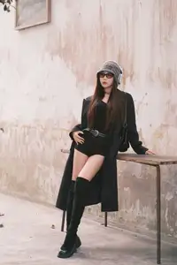 Pao Fu Xiao Fang Vol.8570: Captivating Urban Style with Headphones & Beanie-9
