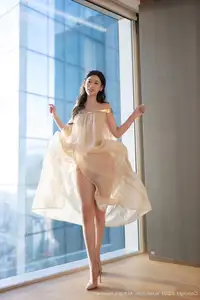 XiuRen No.10619 Tang An Qi: Captivating Grace in Sheer Tulle Elegance-17