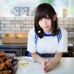 Moe Iori: Charming Cafe Girl in 'Monday's Girl' Part02-14