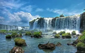 Admire Iguazu National Park: Incredible majestic Devil's Throat Falls scene at Brazil - Argentina border-2