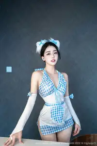 XingYan Vol.399 Ruan Fu Fu's Enchanting Maid Charm Unveiling the Captivating Beauty of Star Face Model-1