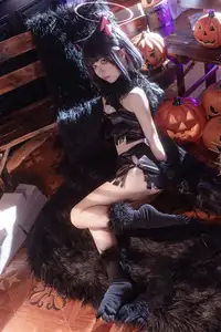 Coser Shi Liang Yu: Enchanting Kazuha Halloween Transformation (34P)-3