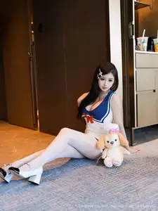 Tian Ni's Alluring Sailor Style: Exclusive XiuRen No.10628 Photo Collection-32