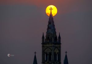 Majestic Ancient Church at Sunset: A Stunning Vietnamese Landscape-1