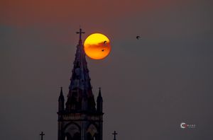 Majestic Ancient Church at Sunset: A Stunning Vietnamese Landscape-11