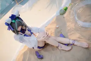 Coser Bangni Transforms into Alluring Swimsuit Cheshire on the Beach - (87P)-15