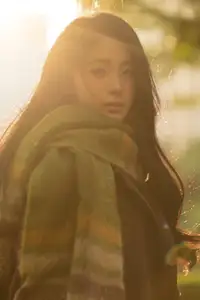 Discover the Serene Natural Beauty of an Asian Girl in a Warm Golden Hour Portrait 1047274-4