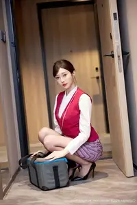 Captivating Yue Er Yue Er in Chic Office Attire - XiuRen No.10620-14