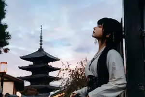 Coser Chunmomo: Discover the enchanting autumn night beauty in her Autumn Quest Part02 series-4