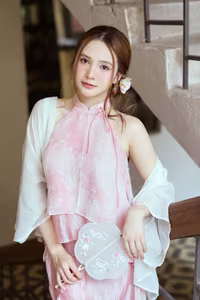 VGU No.107: Captivating Asian Beauty in Elegant Traditional Attire, A Dreamy Muse-3