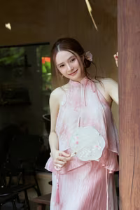 VGU No.107: Captivating Asian Beauty in Elegant Traditional Attire, A Dreamy Muse-2