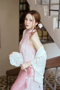 VGU No.107: Captivating Asian Beauty in Elegant Traditional Attire, A Dreamy Muse-1