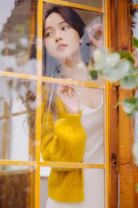 VGU No.120: Radiant Youth Amidst Golden Blooms – A Captivating Summer Portrait-3