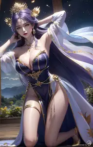 AI Generated: Goddess, Divine Beauty of Heavenly Palace | Part02-13