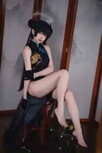 Coser Xiaomuzengaya as Blue Archive Hisaki: Captivating Cosplay & Elegant Portrayal-16