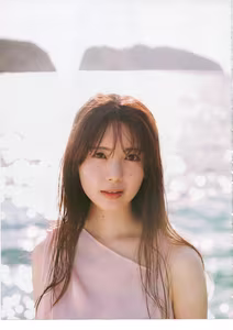 Nogizaka46's Ayame Tsutsui Shines on the Sea: Explore 'Kanjou no Sukima' Part02 in Her Evocative 1st Photobook-3