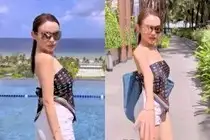 DJ Nhu Quynh captivates with alluring red evening dress style-1