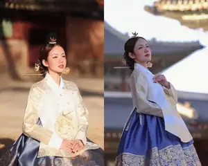 Phuong Ly Transforms into a Regal Korean Consort in Exquisite Hanbok at Ancient Palace-0