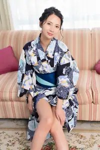 Miho Machiyama: Elegant Charm in Azure Blue Outfit - Idolpost Part02-5