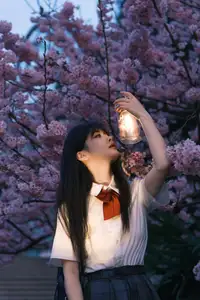 Xing Zhi Ka Tao: Dreamy Cherry Blossom Twilight with a Lantern - YiTuYu Vol.8564-11