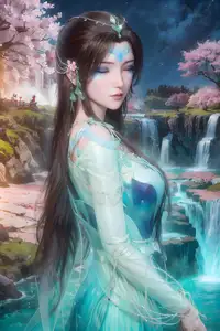 Qingshuang Xianjun AI Generated: Ethereal Beauty from Xian Ni Part01-0