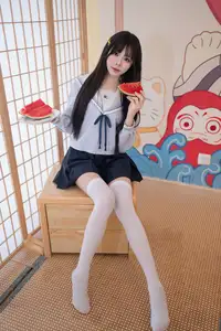 Charming Schoolgirl in Uniform: A Glimpse into Summer Reverie-28