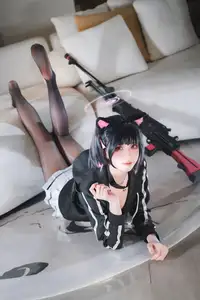 Coser Shuang Mu Fu Su Embodies Kaho Hinoyama: A Playful & Charming Angelic Cat Girl [35P]-10
