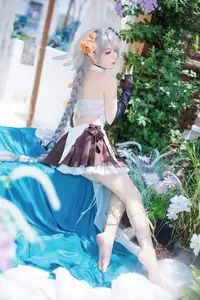 Coser Feng Jiang Jiang V as Aifoshen: Ethereal Beauty in a Natural Fantasy Setting-4