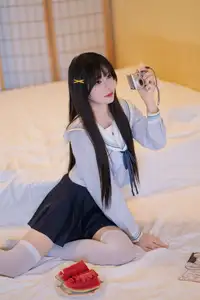 Charming Schoolgirl in Uniform: A Glimpse into Summer Reverie-25