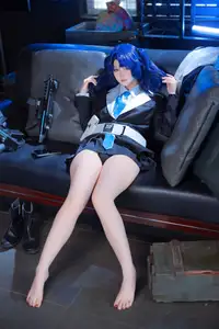 Coser Yu Yu Transforms into Blue Archive's Yuuka: Captivating Beauty in a Unique Photo Collection (45P)-13