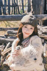 YiTuYu Vol.8531: A captivating glimpse of chickkii's sweet beauty and timeless vintage style-6