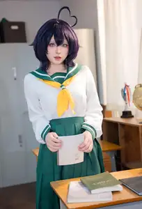 Coser Qing Shui You Nai Transforms into Utena Hiiragi JK from Gushing over Magical Girls - Pure, Adorable & Captivating-0