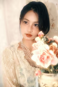 Q Pao Xiao Xuan Vol.8274 Portrait: Elegant, Dreamy Beauty in YiTuYu's Soft Light-0