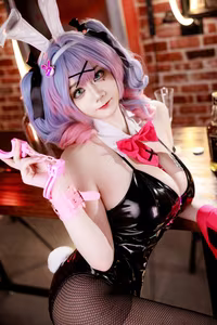 Coser A Xue Xue: Miku Bunny Hole Part01 - Alluring & Captivating Cosplay-9