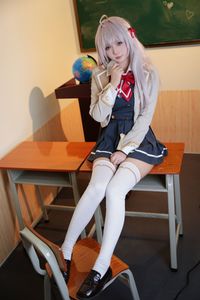 Coser Alya Cute School Uniform Cosplay-22
