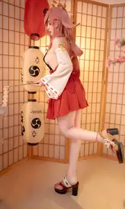 Enchanting Yae Miko Cosplay by Bangni邦尼 - Part 01-2
