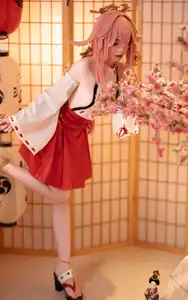 Enchanting Yae Miko Cosplay by Bangni邦尼 - Part 01-1