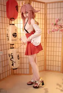 Enchanting Yae Miko Cosplay by Bangni邦尼 - Part 01-24