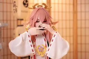 Enchanting Yae Miko Cosplay by Bangni邦尼 - Part 01-27