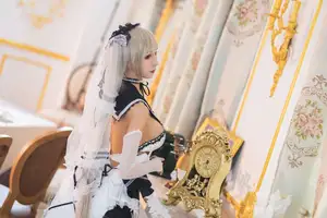 Coser Masaki Ya Qi stuns in Azur Lane Formidable dress a captivating portrayal of elegance and charm-6